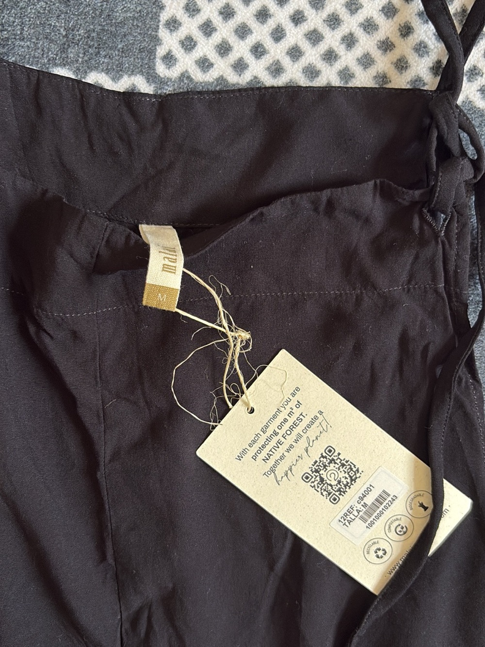 Black One-Piece Swim Romper - Picture 2 of 7